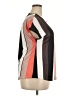 Unbranded Color Block Black Short Sleeve Blouse Size XXL - photo 4
