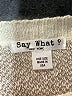 Say What? Ivory Poncho One size - photo 7