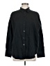 Lilly Pulitzer Solid Black Long Sleeve Button-Down Shirt Size M - photo 1