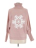 Shein 100% Acrylic Pink Turtleneck Sweater Size 8/10 - photo 1