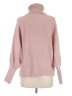 Shein 100% Acrylic Pink Turtleneck Sweater Size 8/10 - photo 2