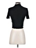 Topshop Black Short Sleeve Turtleneck Size 4 - photo 2