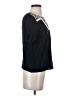 Jodifl 100% Rayon Black Short Sleeve Top Size S - photo 4