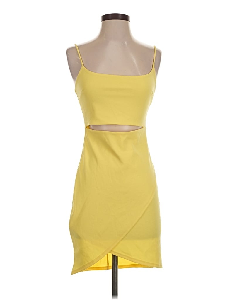 Pre-owned Lulus Casual Dress In Yellow