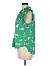 MELLODAY Green Short Sleeve Blouse Size M - photo 5