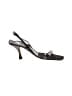 Fendi Gray Slingback Sandals Size 8 1/2 - photo 1