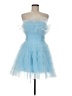 Mac Duggal Blue Cocktail Dress Size 6 - photo 1