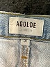 AGOLDE 100% Cotton Blue Denim Skirt Size 31 waist - photo 4