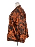 Future Collective 100% Polyester Tropical Orange Long Sleeve Blouse Size 2X - photo 5