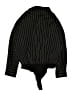 Heartloom Stripes Black Bodysuit Size M - photo 2
