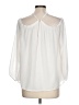 Naked Zebra White 3/4 Sleeve Blouse Size L - photo 2