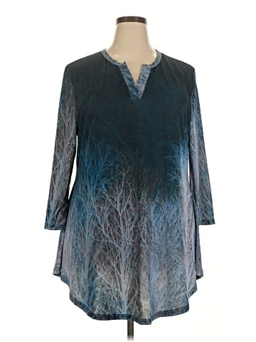Lily by Firmiana 3/4 Sleeve Blouse (view 1)
