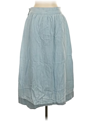 Madewell Indigo Side-Button Skirt (view 2)