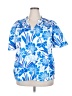 Sugarlips Blue Short Sleeve Polo Size 2X - photo 1