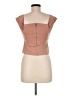Deletta Tan Short Sleeve Top Size M - photo 2