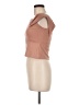 Deletta Tan Short Sleeve Top Size M - photo 5