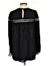 Ro & De 100% Rayon Black Long Sleeve Blouse Size S - photo 2