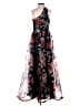 Lulus 100% Polyester Floral Black Cocktail Dress Size S - photo 2