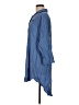 Unbranded 100% Rayon Blue 3/4 Sleeve Button-Down Shirt One size - photo 5