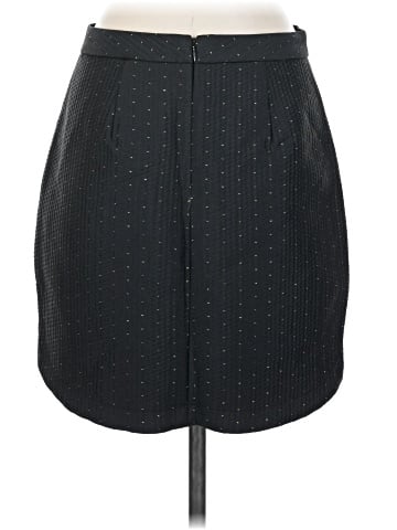 Madewell Shirttail Skirt in Nightfall Jacquard (view 2)