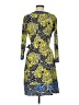 BCBGMAXAZRIA Print Blue Cocktail Dress Size M - photo 2