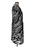 Chico's Graphic Black Casual Dress Size Lg (2) - photo 4