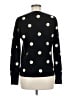 J.Crew 100% Cashmere Polka Dots Black Cashmere Pullover Sweater Size M - photo 2