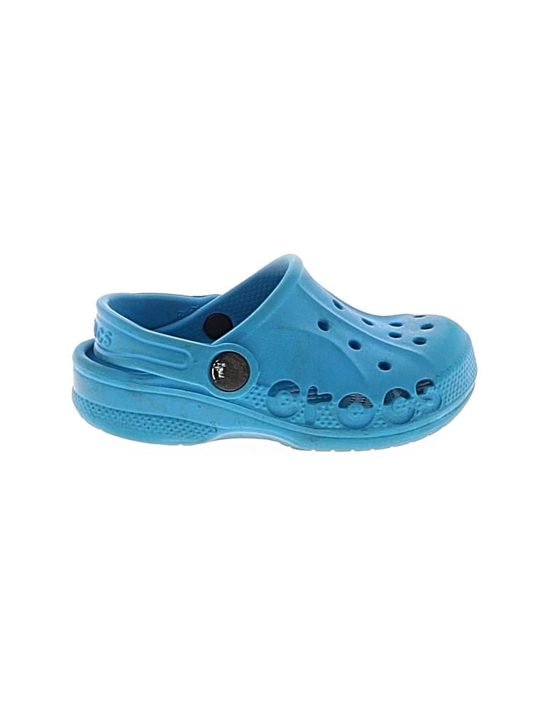Pre-owned Crocs Kids' Clogs In Blue
