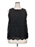 Ann Taylor Black Sleeveless Blouse Size XXL - photo 1
