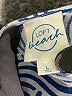 LOFT Beach 100% Linen Print Blue Romper Size L - photo 4