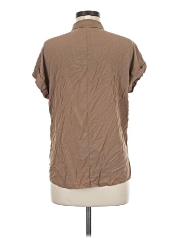 H&M Mama 3/4 Sleeve Button-Down Shirt (view 2)