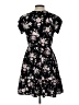 No Boundaries Floral Black Casual Dress Size L - photo 2