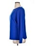 St. John Blue Long Sleeve Top Size 14 - photo 5