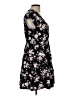 No Boundaries Floral Black Casual Dress Size L - photo 4