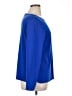 St. John Blue Long Sleeve Top Size 14 - photo 4
