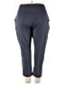 Pact Solid Gray Active Pants Size XXL - photo 2