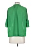 Sugar Lips 100% Polyester Green 3/4 Sleeve Blouse Size S - photo 2