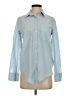 Athleta Blue Long Sleeve Button-Down Shirt Size XS - photo 1