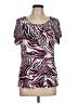 Diana Belle Pink Short Sleeve Top Size L - photo 1