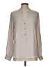 Zoa 100% Polyester Gray Long Sleeve Blouse Size L - photo 1