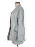 Madewell 100% Linen Checkered-gingham Teal Blazer Size M - photo 5