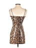 Unbranded Animal Print Brown Cocktail Dress Size XS - photo 2