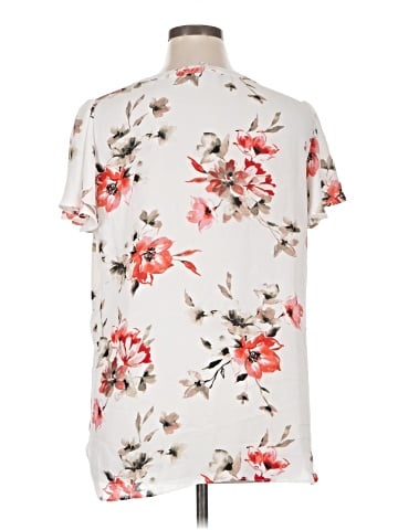 Rose + Olive Short Sleeve Blouse (view 2)