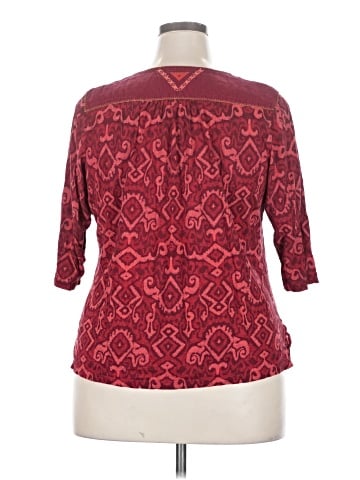 Lucky Brand 3/4 Sleeve Blouse (view 2)
