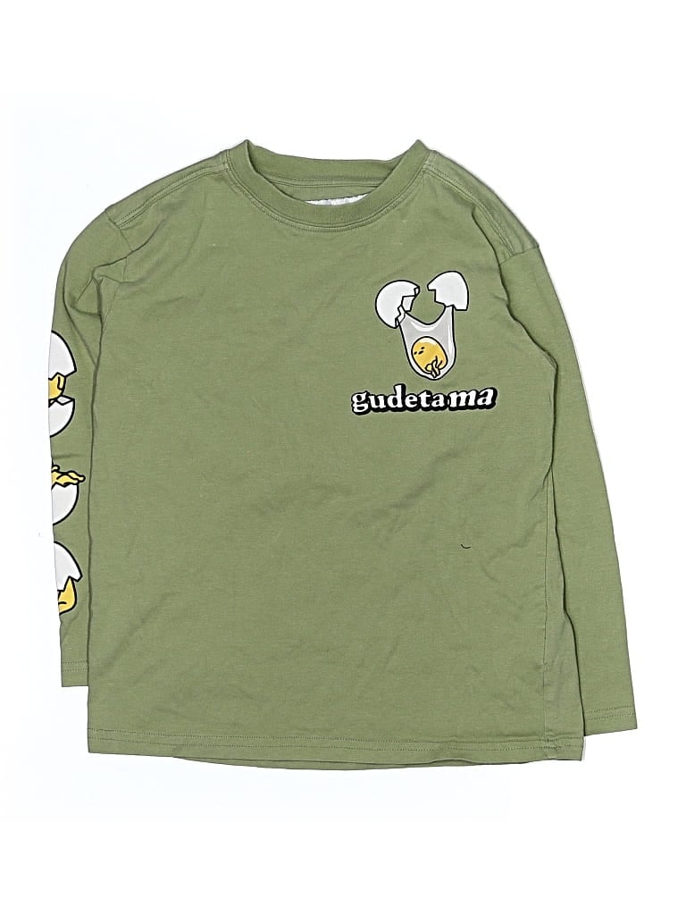 Pre-owned Zara Kids' Long Sleeve T-shirt In Green