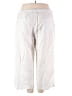 Allen Allen White Casual Pants Size 3X - photo 2