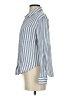 Caslon 100% Cotton Stripes Blue Long Sleeve Button-Down Shirt Size XS - photo 5