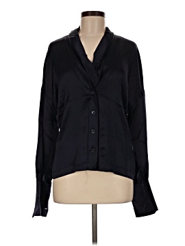 Escada By Margaretha Ley Long Sleeve Silk Top