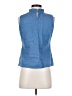 Allegra K 100% Cotton Blue Sleeveless Blouse Size XS - photo 2