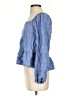 Altar'd State Blue Long Sleeve Blouse Size S - photo 5